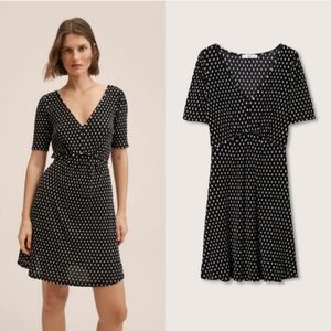 MANGO POLKA dot cute dress